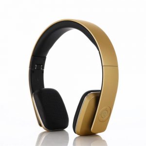 Gold headphones