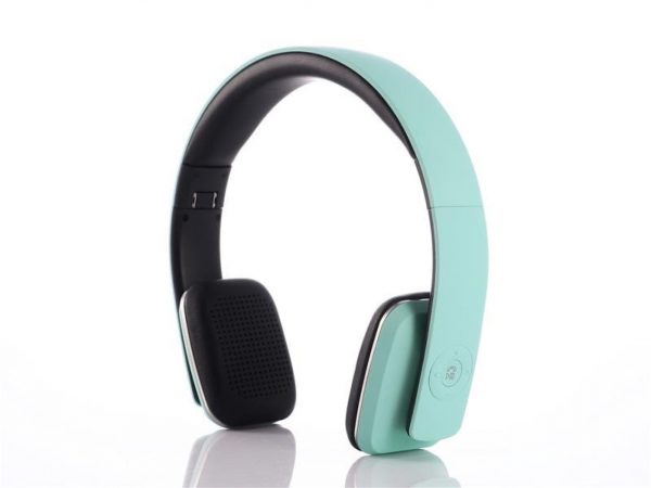 Turquoise headphones
